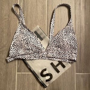🌟brand new🌟 SHEIN Dalmatian triangle bikini
